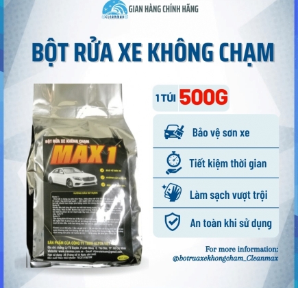 Bột rửa xe không chạm MAX1 500gr