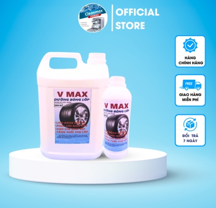 Dung Dịch Dưỡng Đen Và Bóng Lốp Xe V MAX Tăng Khả Năng Chịu Lực Cho Lốp