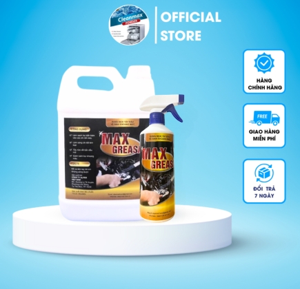 Dung Dịch Vệ Sinh Khoang Máy Tẩy Dầu Mỡ Max Greasa Dạng Xịt
