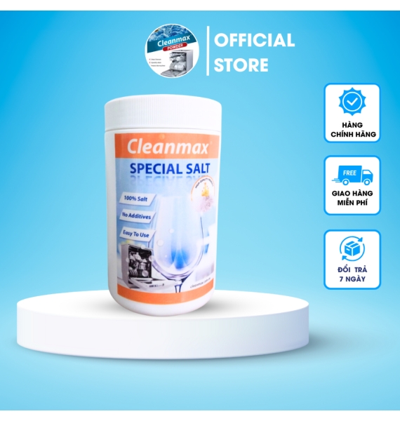 Muối làm mềm nước CLEAN MAX hộp 2kg